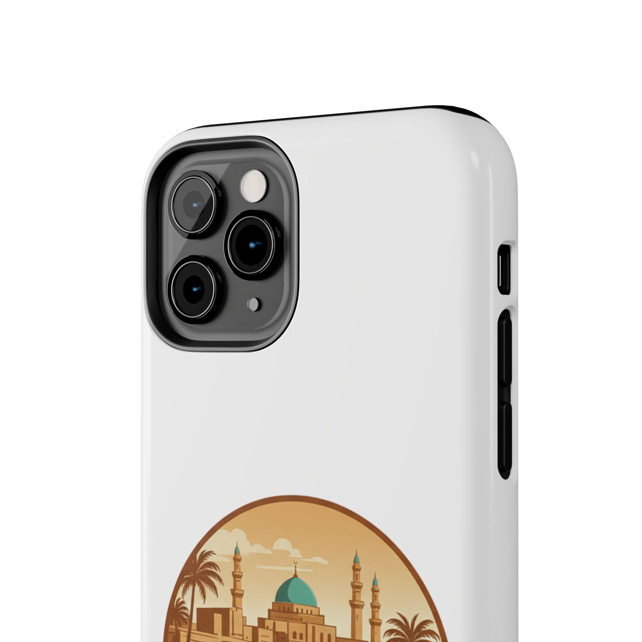 Baghdad Illustrated Tough Phone Case — Vintage Middle East Cityscape Protective Cover
