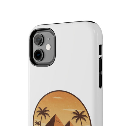 Cairo Pyramids Tough Phone Case — Vintage Egypt Travel iPhone/Android Protective Cover