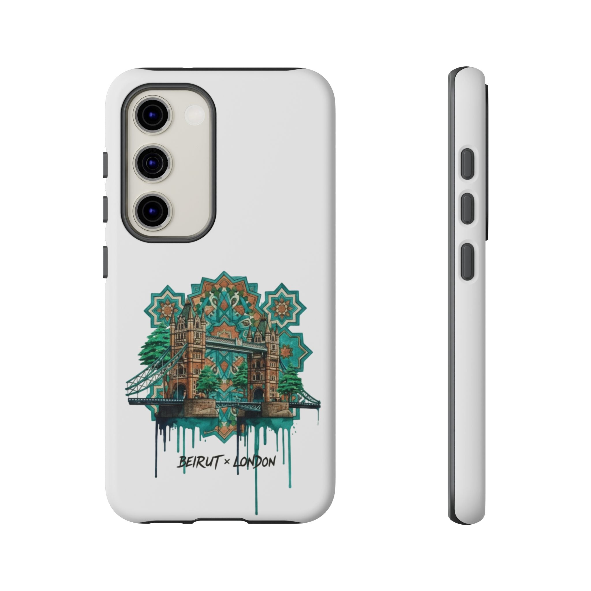 Beirut x London Ornate Phone Case — Turquoise Mosaic Gateway Design