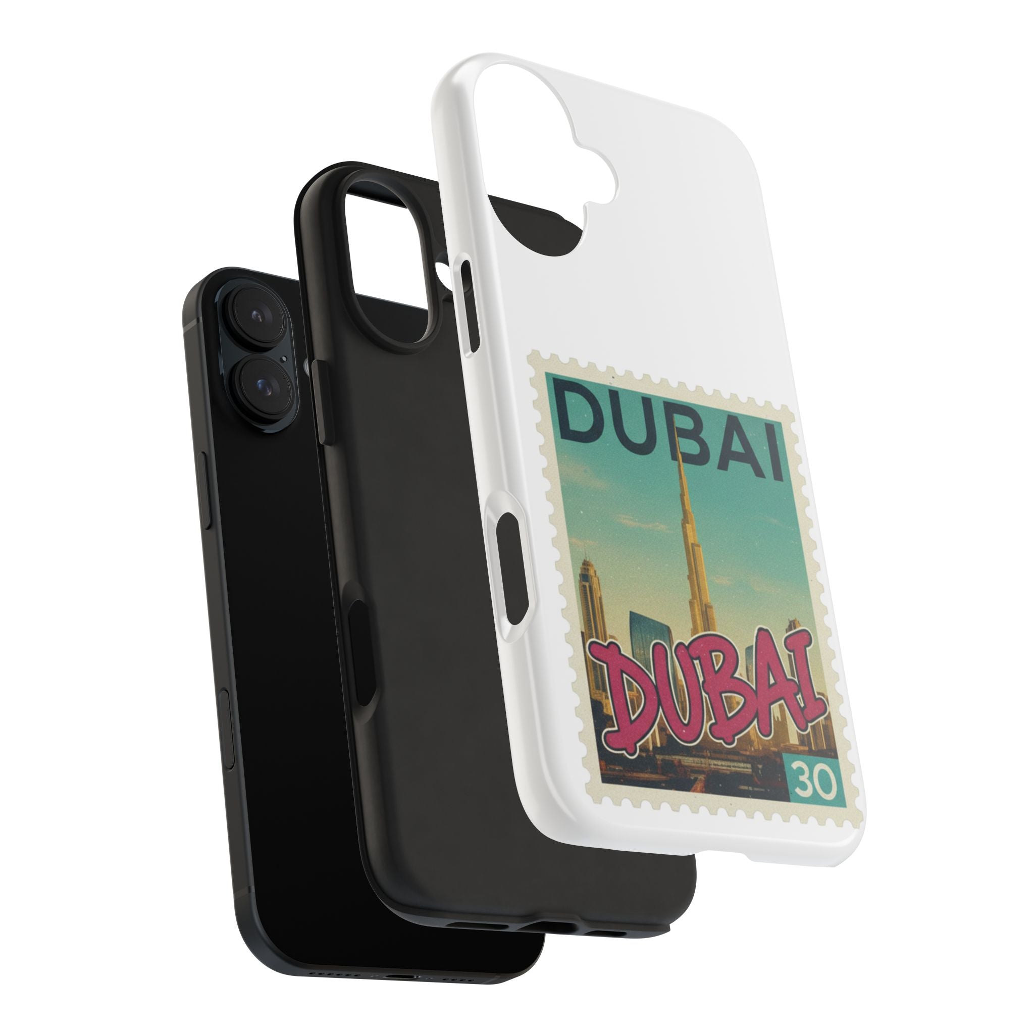 Dubai Postage Stamp Phone Case — Travel-Inspired Tough iPhone Case
