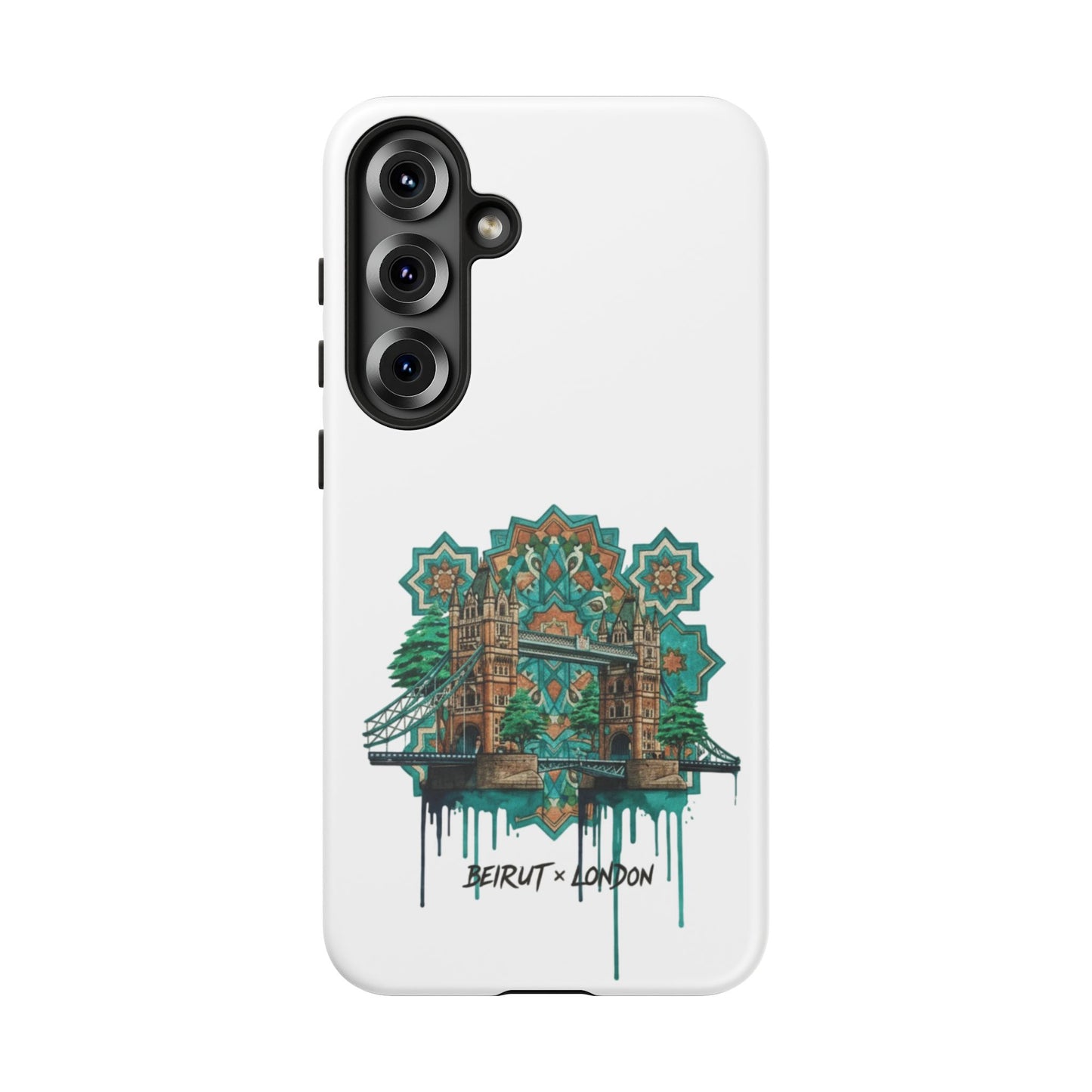 Beirut x London Ornate Phone Case — Turquoise Mosaic Gateway Design
