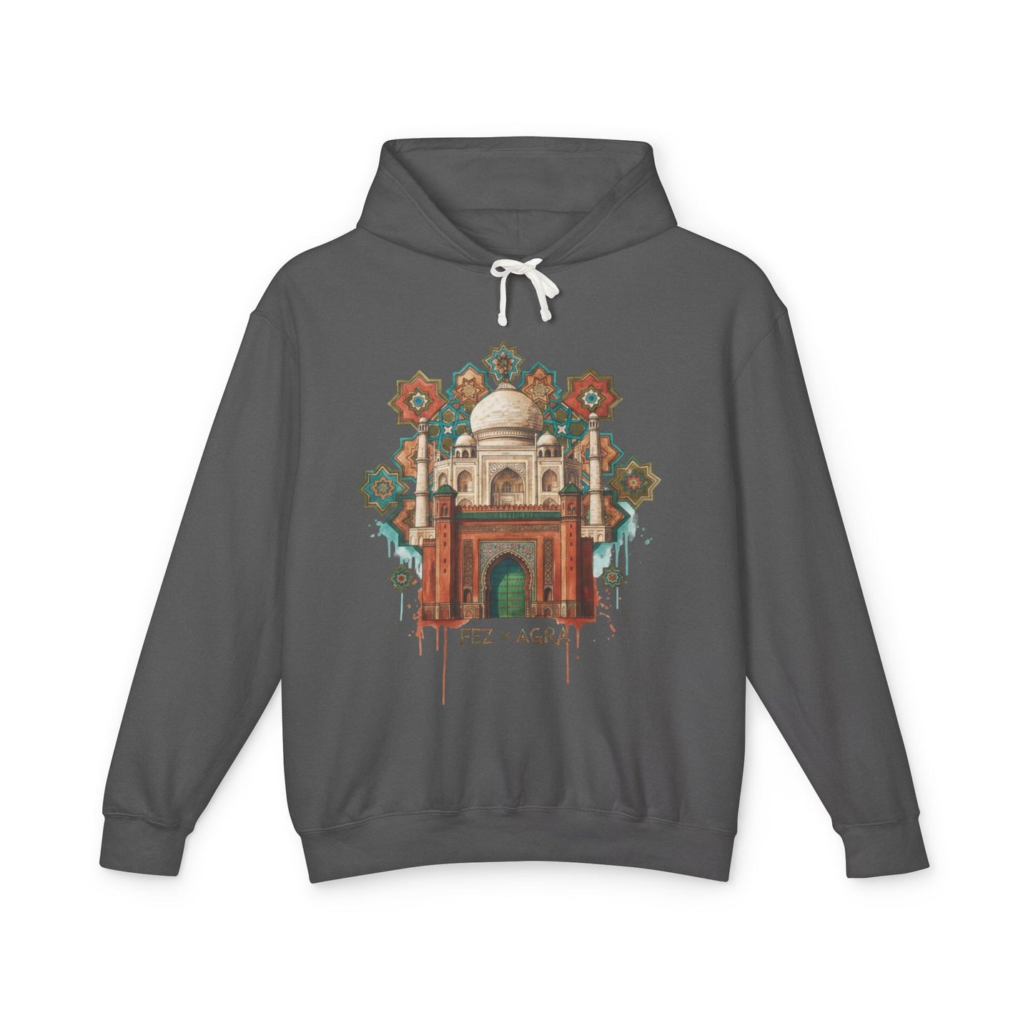 Beirut Souk Floral Hoodie — Lebanon Architectural Art Pullover