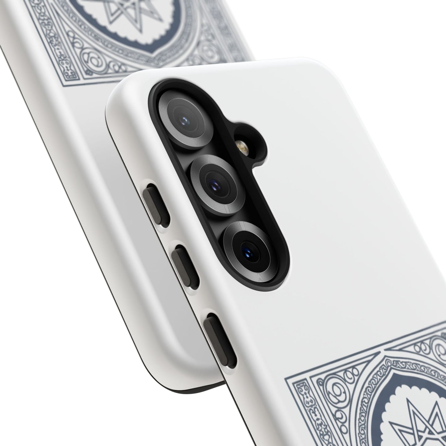 Jeddah Coordinates Phone Case — Arabic Arch Geometric Design