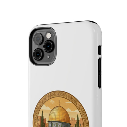 Jerusalem Dome Tough Phone Case — Golden Dome of the Rock Illustration