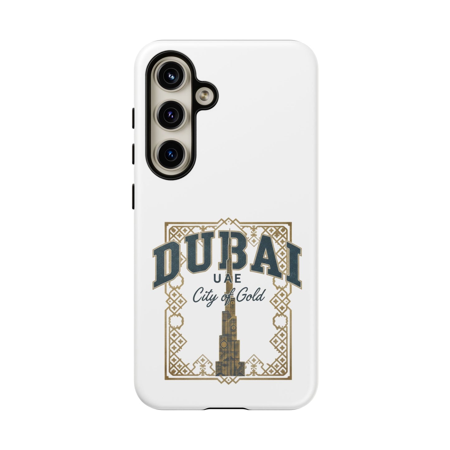 Dubai City of Gold Tough Phone Case — Protective Travel Phone Cover