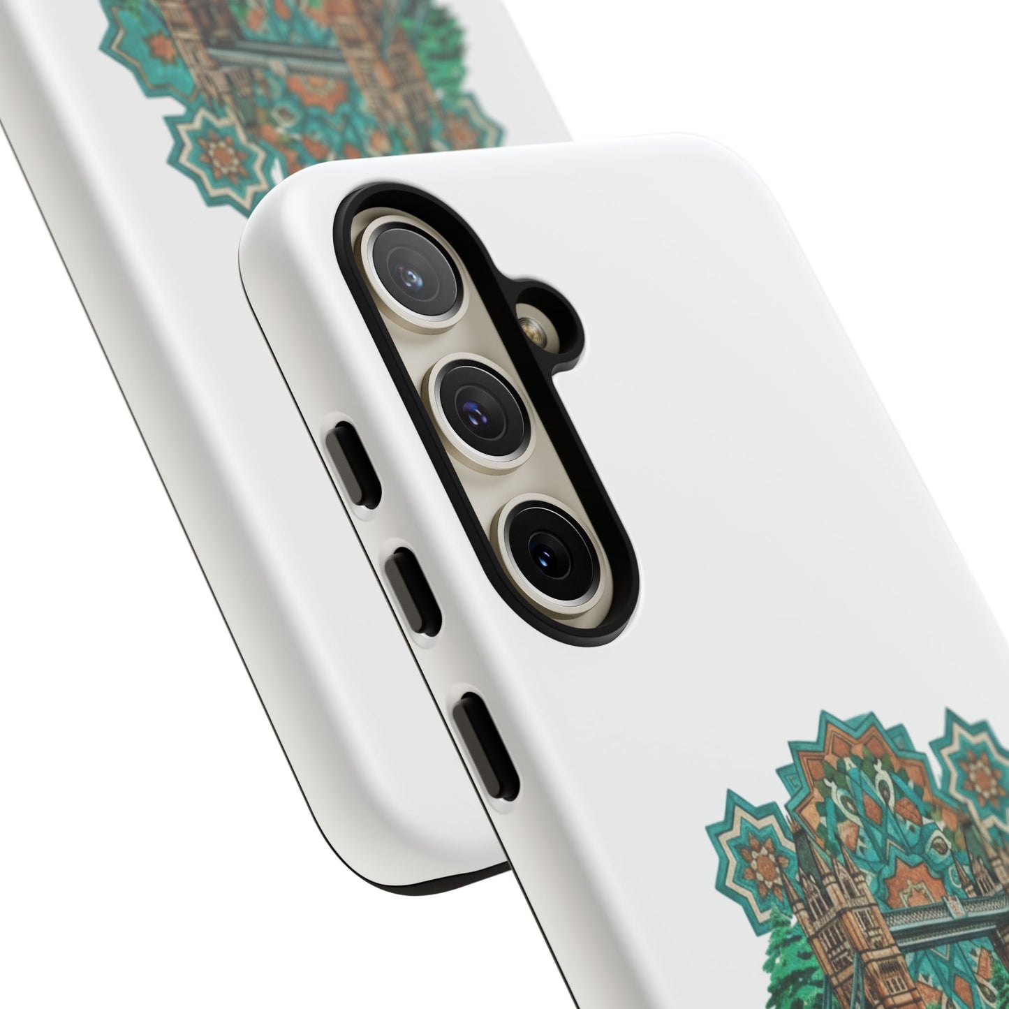 Beirut x London Ornate Phone Case — Turquoise Mosaic Gateway Design