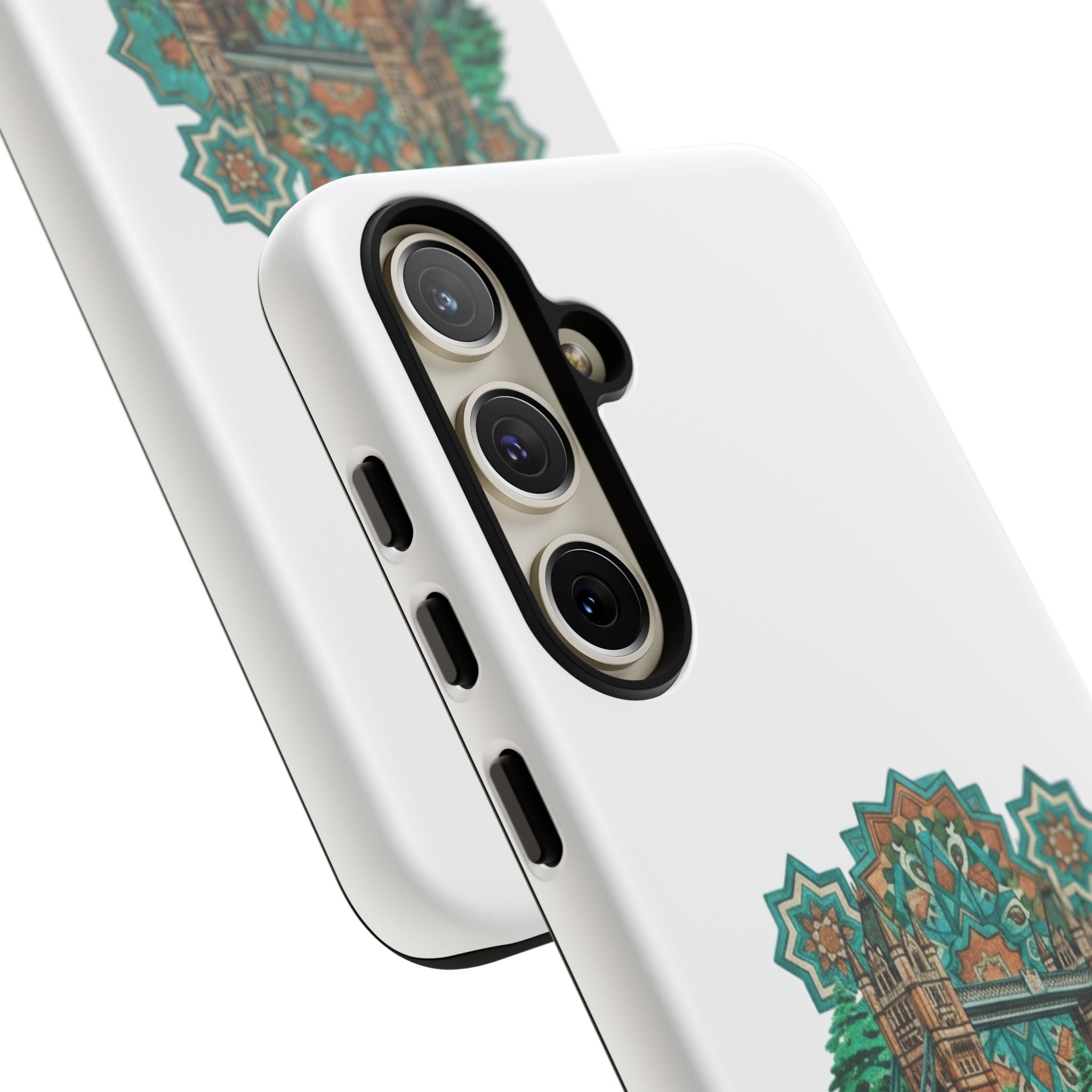 Beirut x London Ornate Phone Case — Turquoise Mosaic Gateway Design