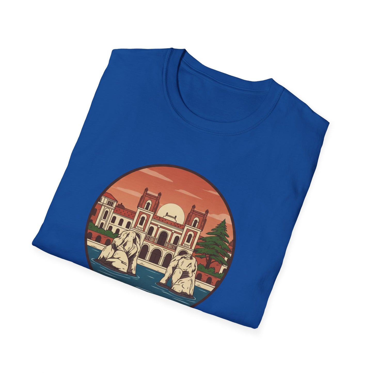 Beirut Vintage Landmark T-Shirt — Retro Cityscape Tee
