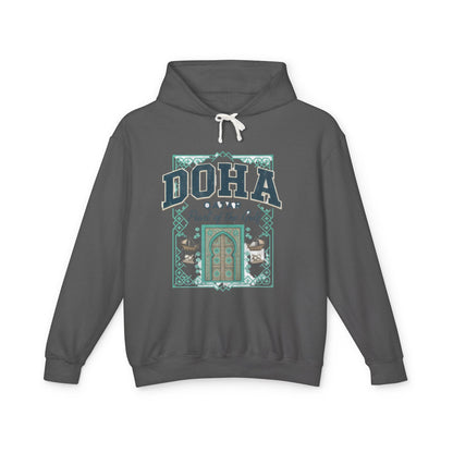 Doha Souvenir Hoodie — Qatar Pearl of the Gulf Travel Sweatshirt