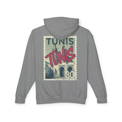Tunis Vintage Stamp Hooded Sweatshirt