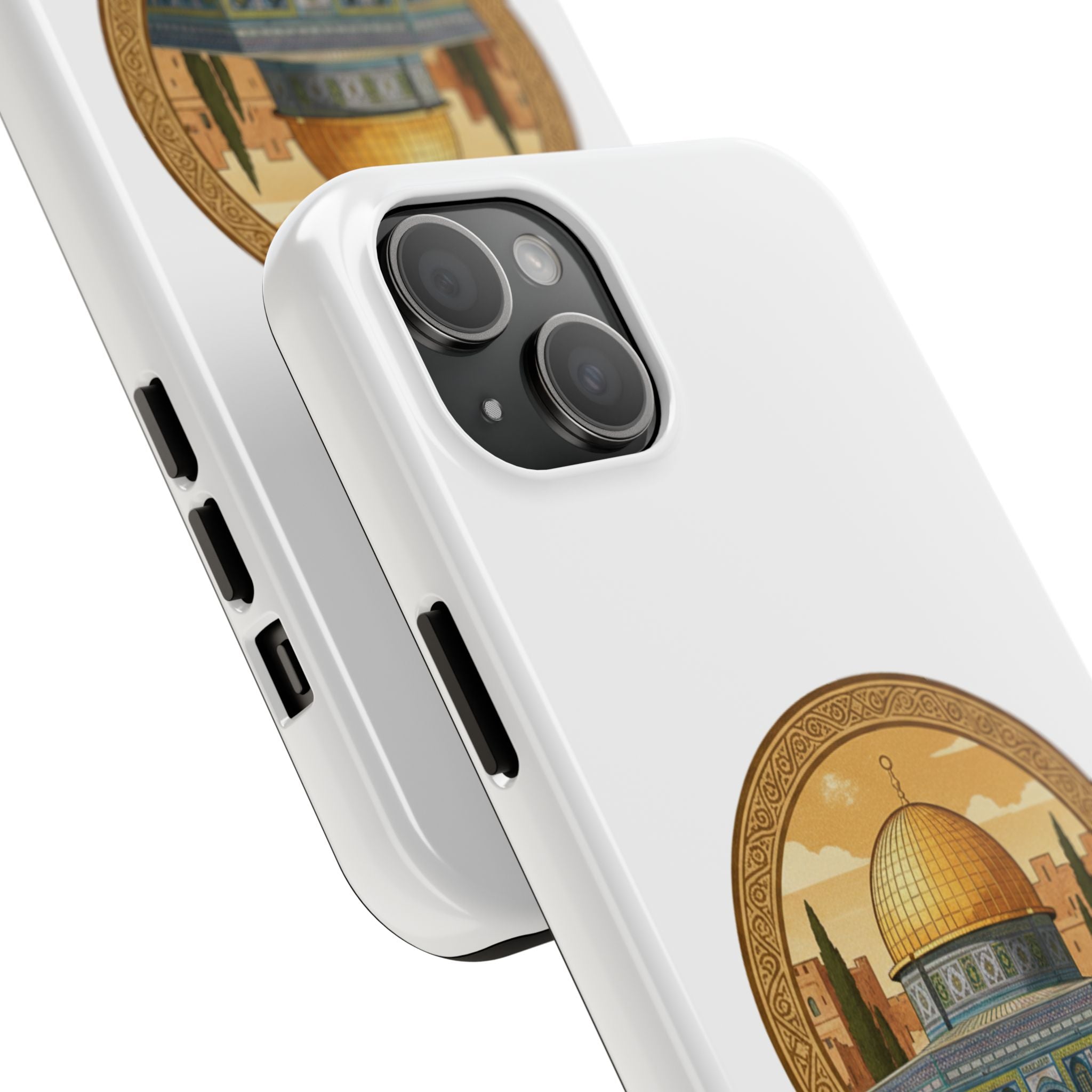 Jerusalem Dome Tough Phone Case — Golden Dome of the Rock Illustration