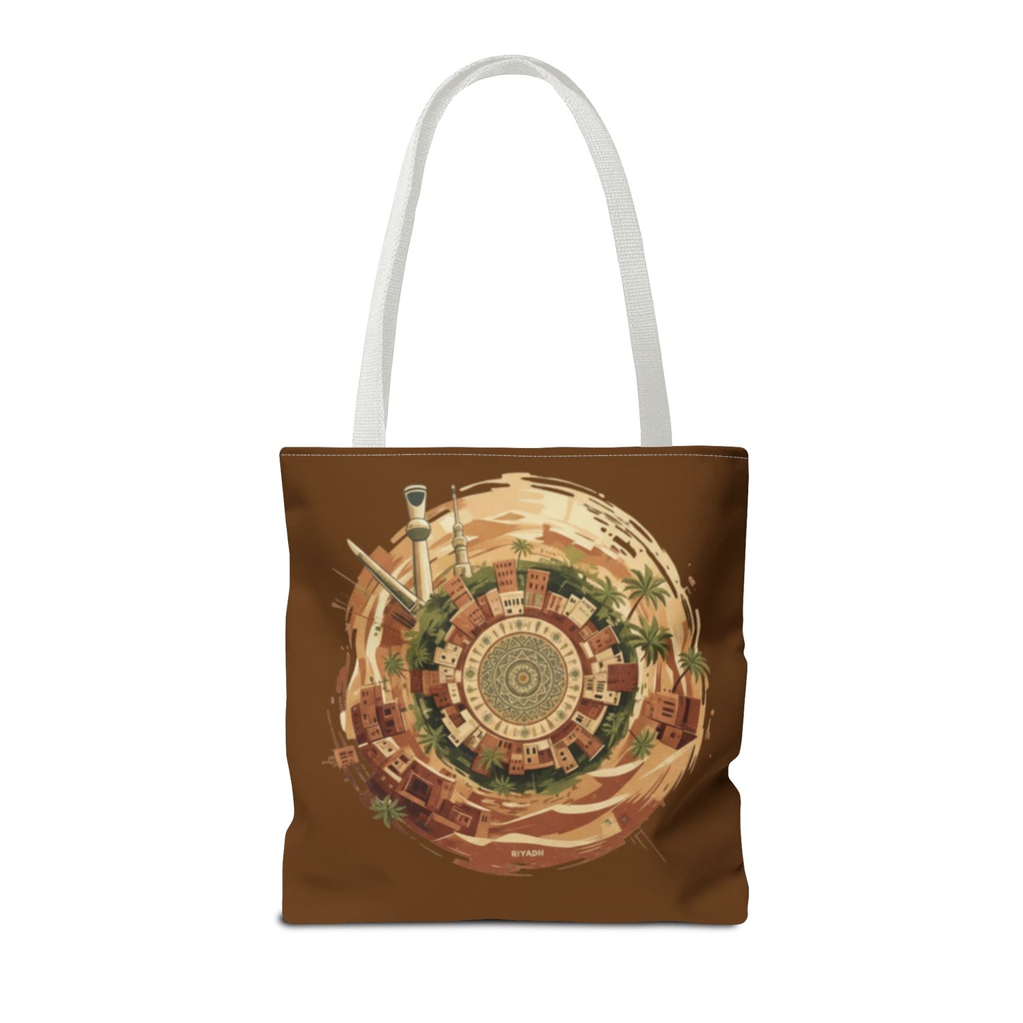 Desert Oasis Circular Art Tote