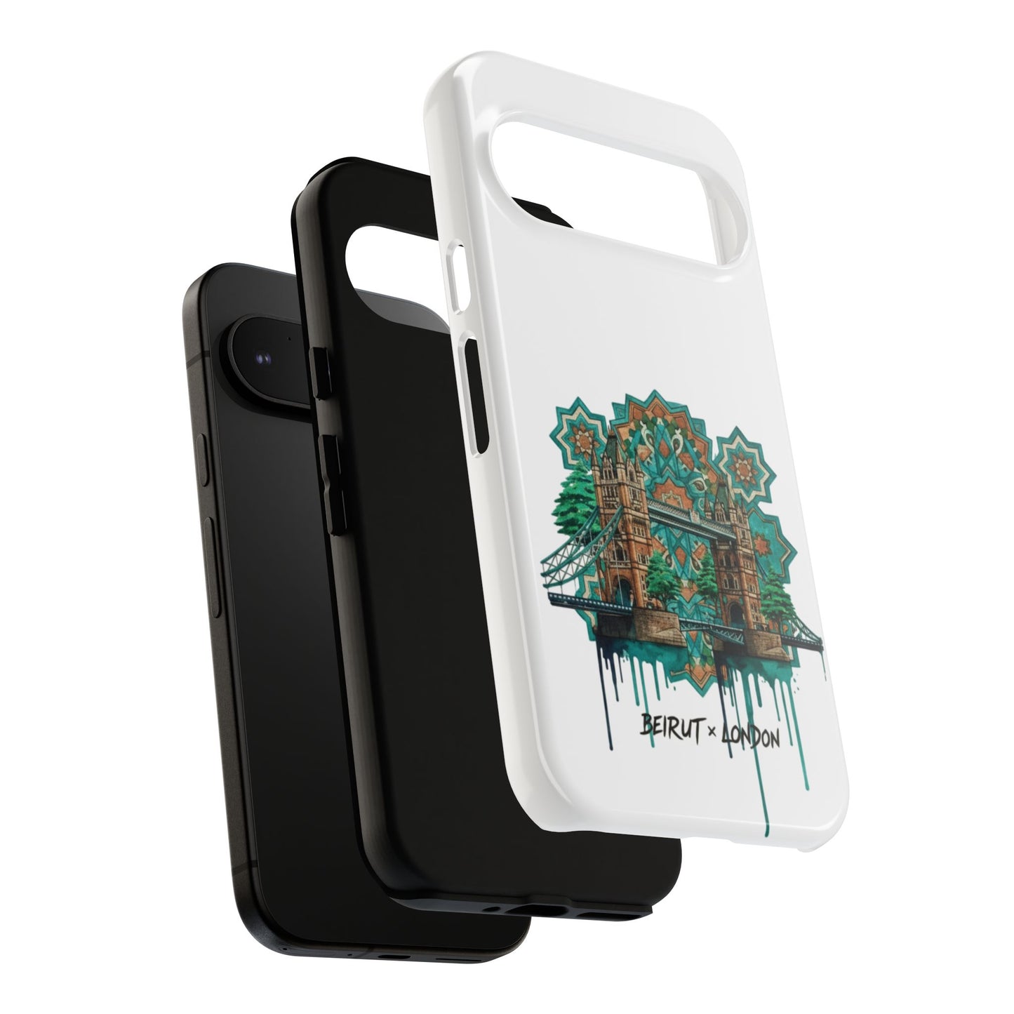 Beirut x London Ornate Phone Case — Turquoise Mosaic Gateway Design