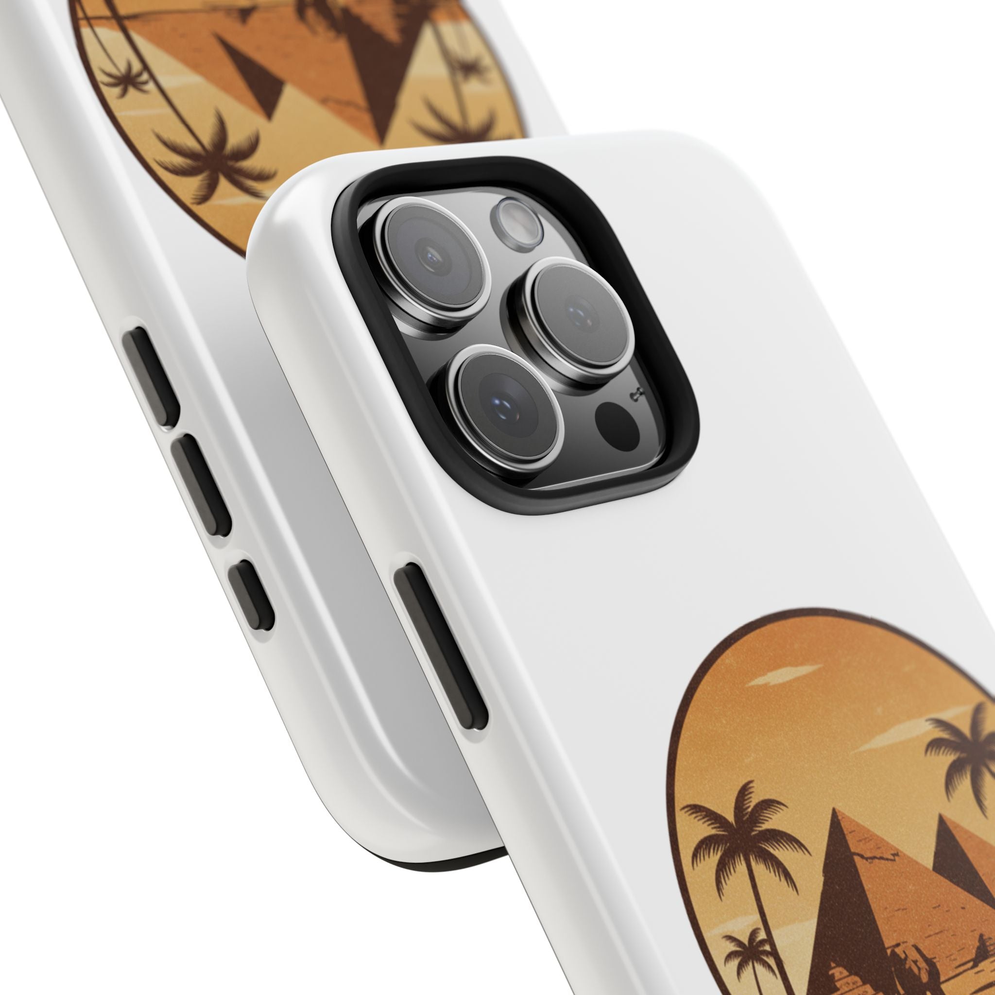 Cairo Pyramids Tough Phone Case — Vintage Egypt Travel iPhone/Android Protective Cover