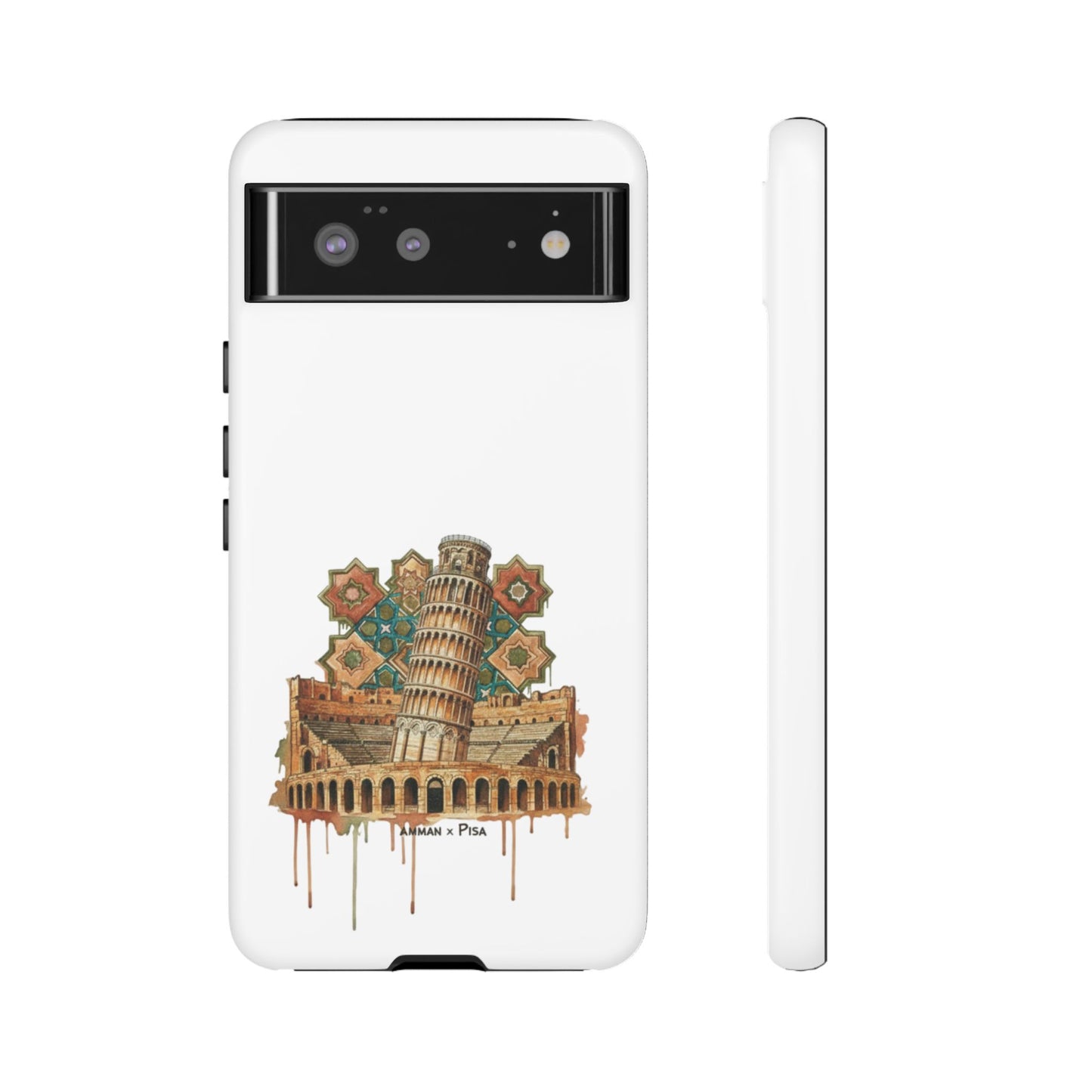Leaning Tower Tough Phone Case — Vintage Pisa Travel Design