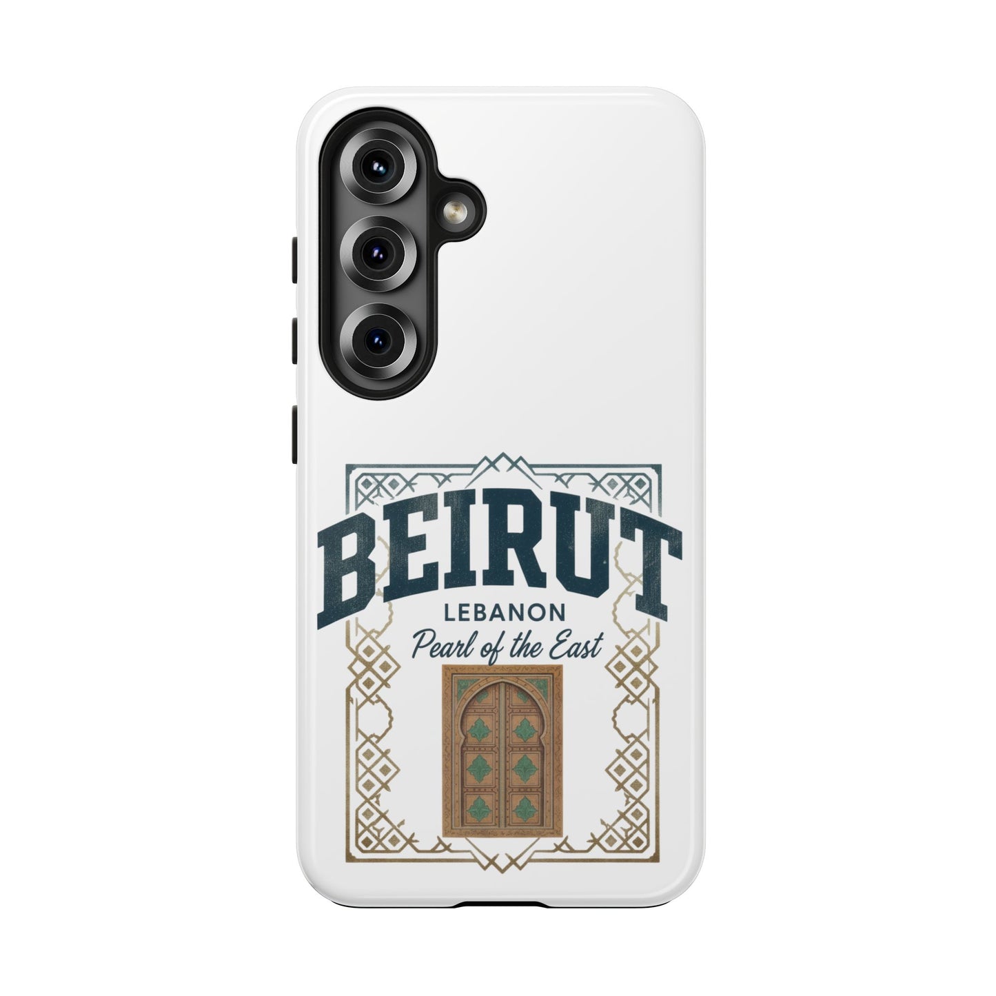 Beirut Lebanon Tough Phone Case — 'Pearl of the East' Vintage Door Design