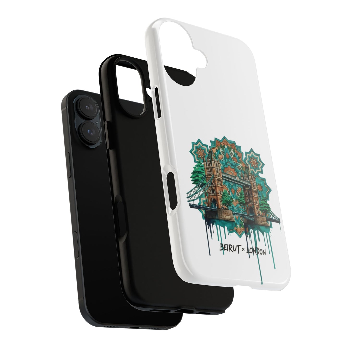 Beirut x London Ornate Phone Case — Turquoise Mosaic Gateway Design