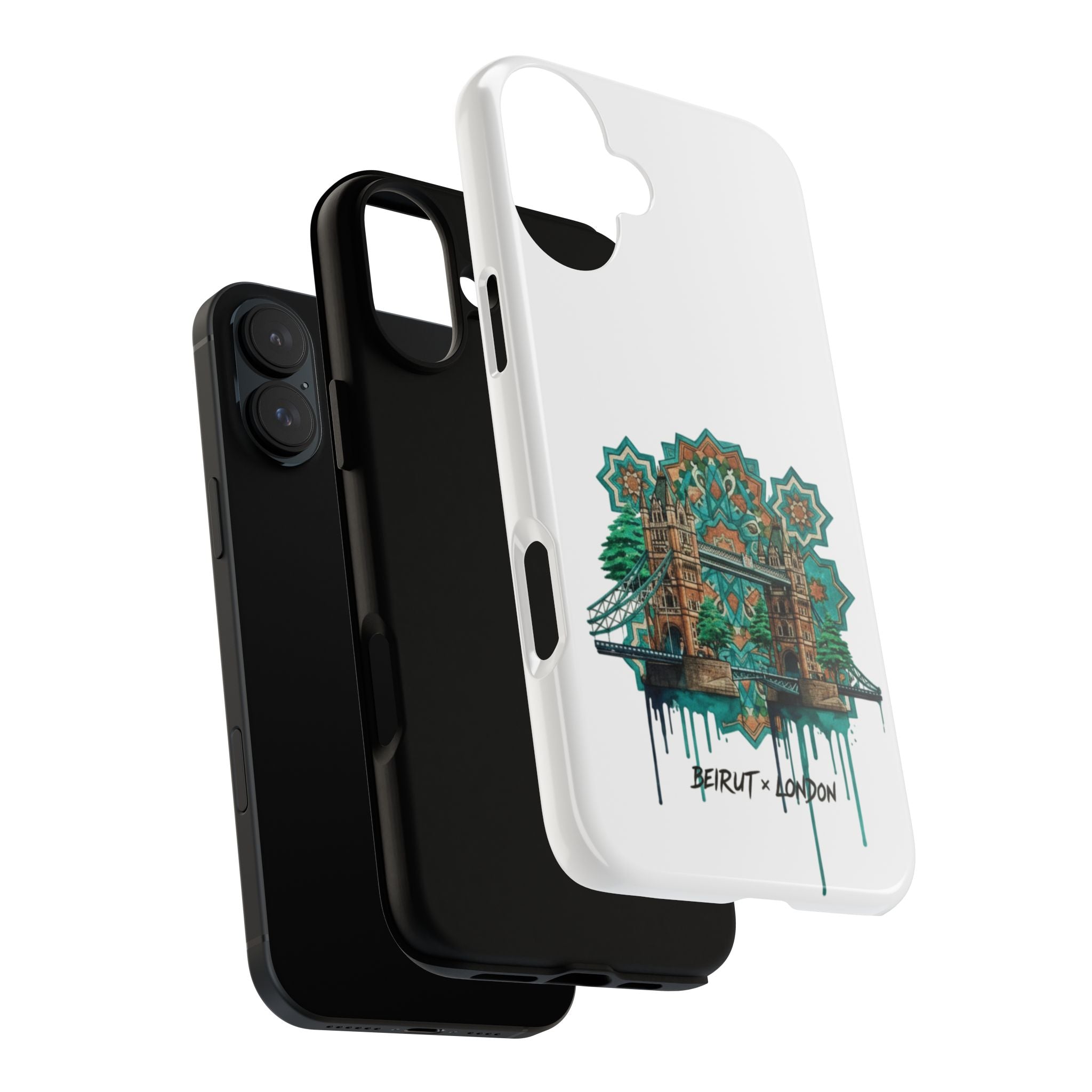 Beirut x London Ornate Phone Case — Turquoise Mosaic Gateway Design