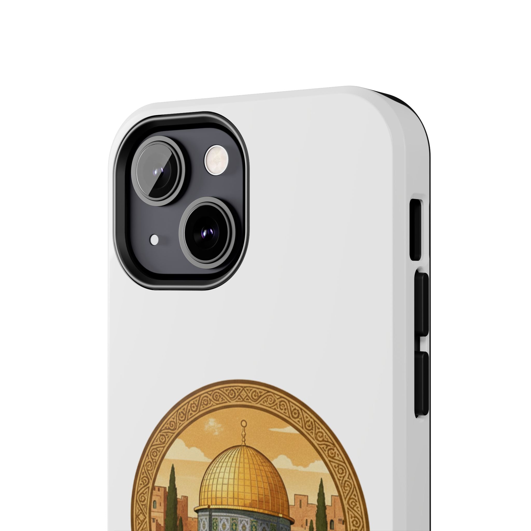 Jerusalem Dome Tough Phone Case — Golden Dome of the Rock Illustration