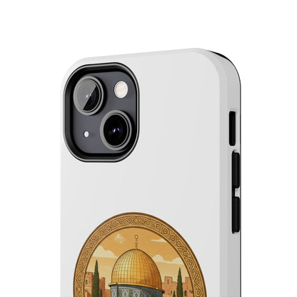 Jerusalem Dome Tough Phone Case — Golden Dome of the Rock Illustration