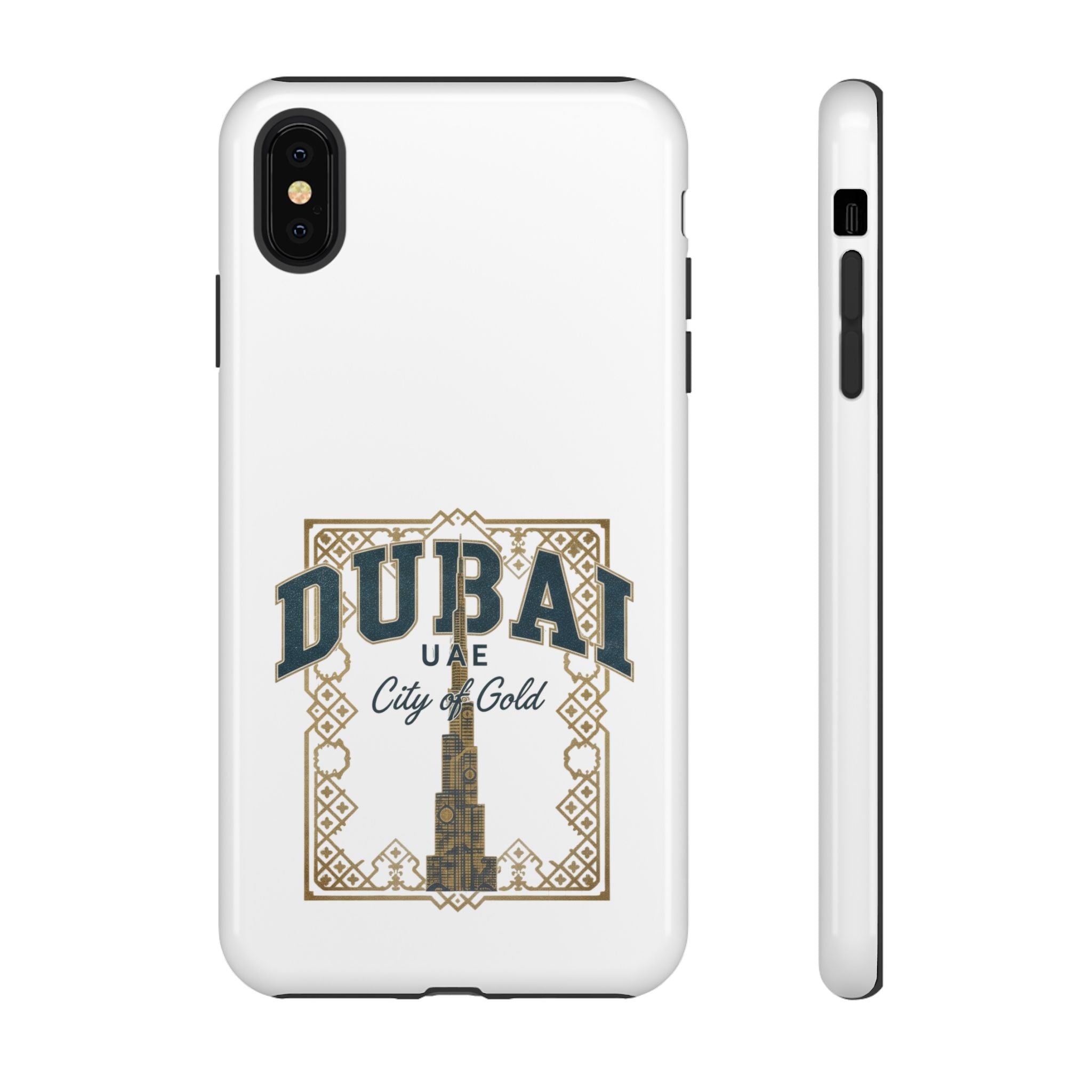 Dubai City of Gold Tough Phone Case — Protective Travel Phone Cover