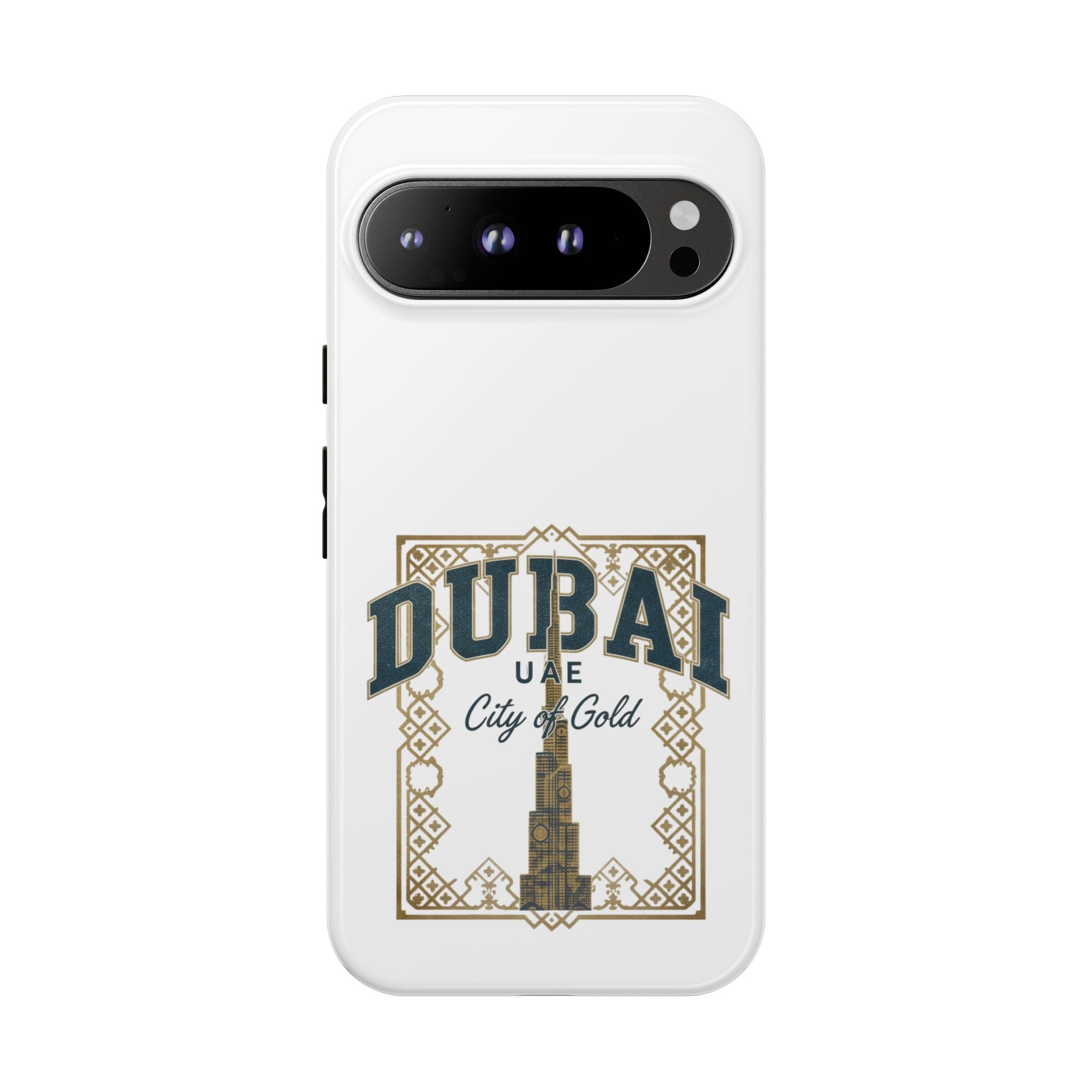 Dubai City of Gold Tough Phone Case — Protective Travel Phone Cover