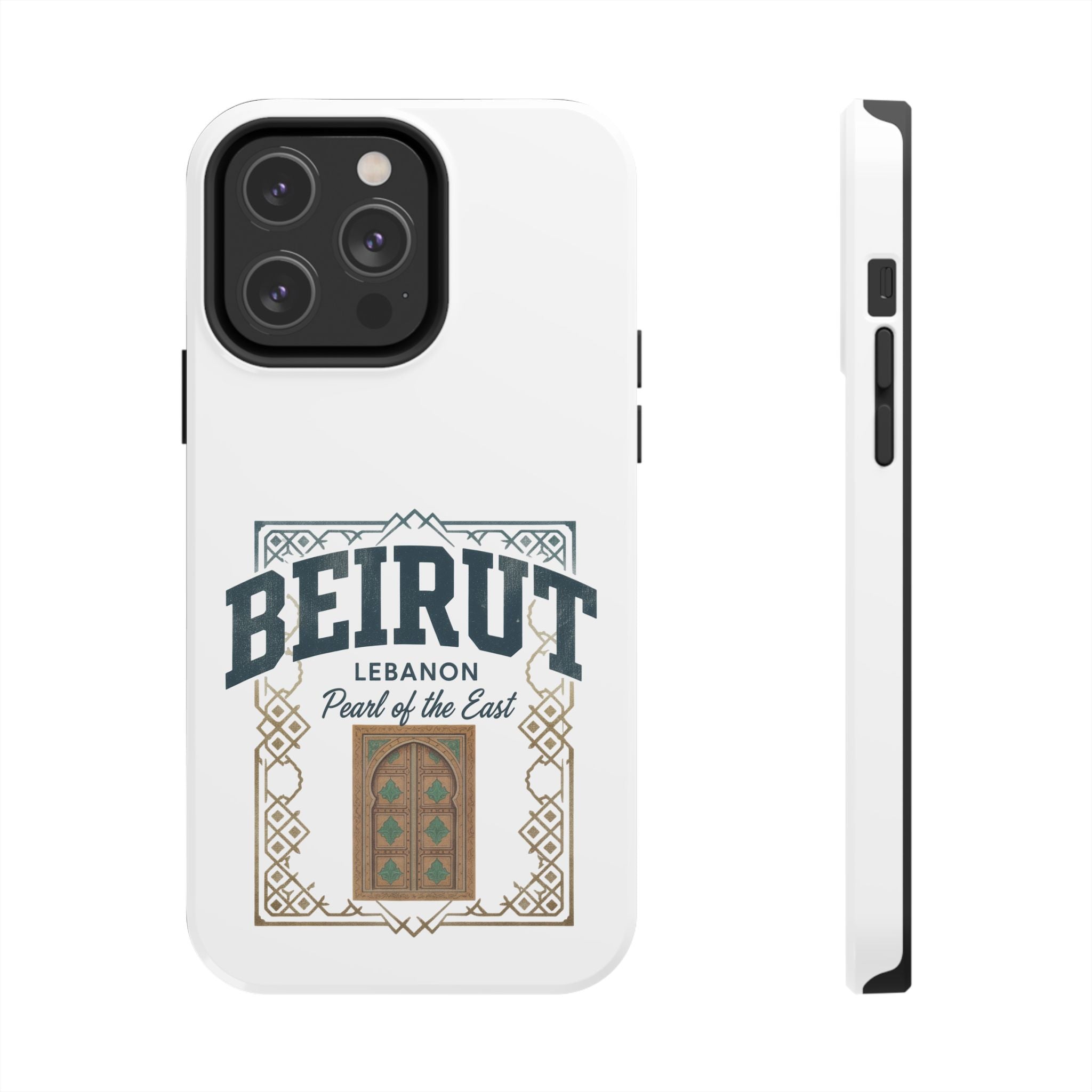 Beirut Lebanon Tough Phone Case — 'Pearl of the East' Vintage Door Design