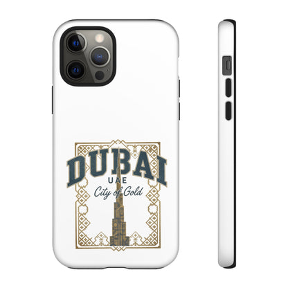 Dubai City of Gold Tough Phone Case — Protective Travel Phone Cover
