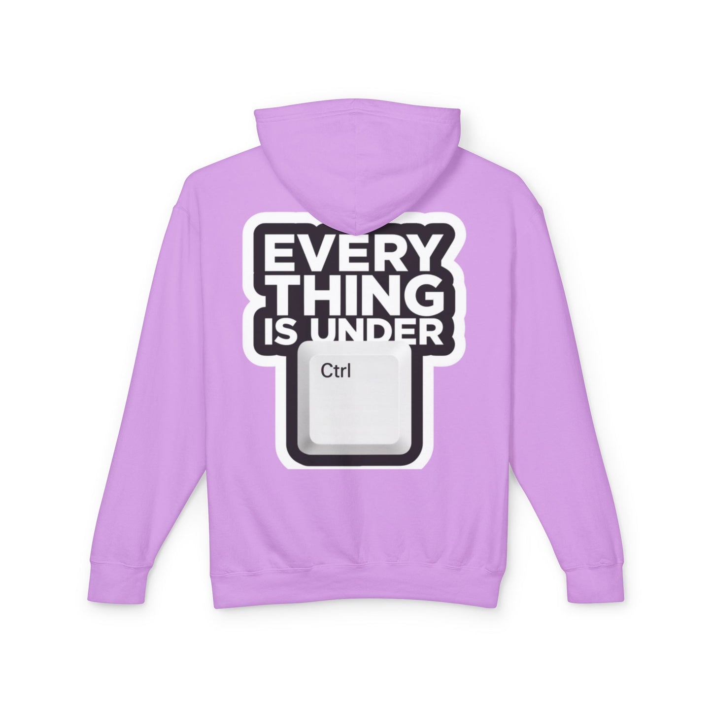 Everything Is Under Ctrl Hoodie — Funny Tech Keyboard Graphic Lightweight Hoodie