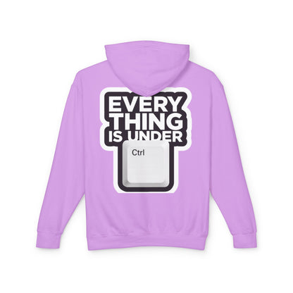 Everything Is Under Ctrl Hoodie — Funny Tech Keyboard Graphic Lightweight Hoodie
