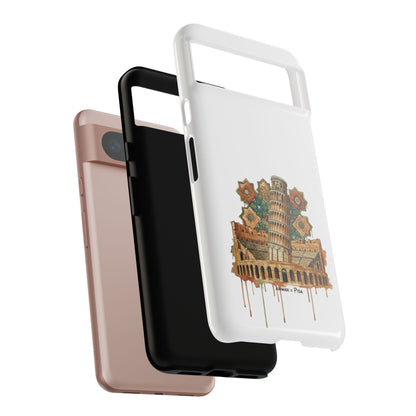 Leaning Tower Tough Phone Case — Vintage Pisa Travel Design