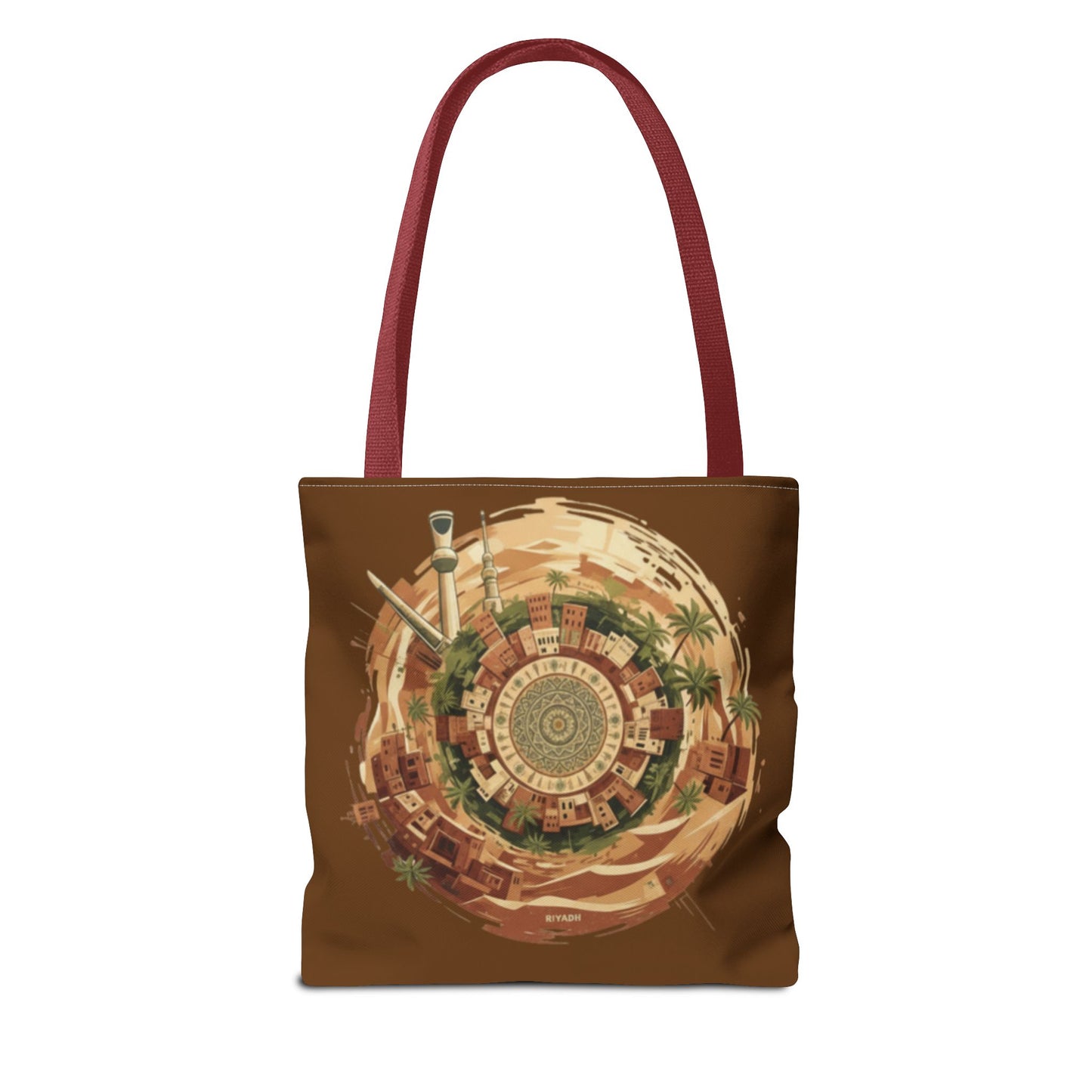 Desert Oasis Circular Art Tote