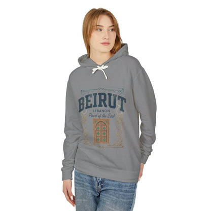 Beirut Vintage Door Hoodie — Lebanon "Pearl of the East" Travel Sweatshirt