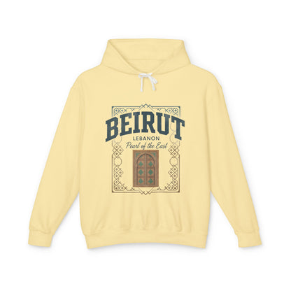 Beirut Vintage Door Hoodie — Lebanon "Pearl of the East" Travel Sweatshirt