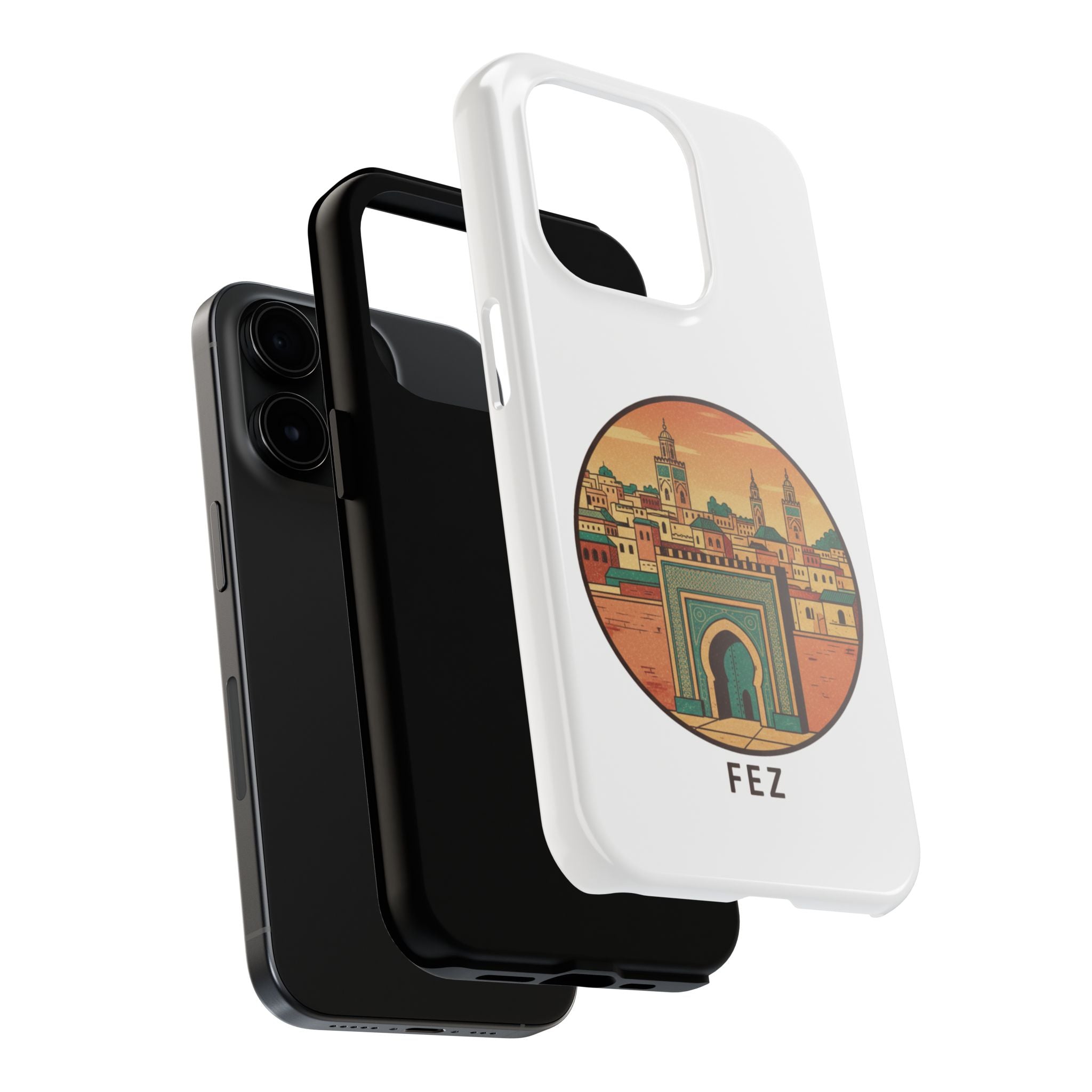 Fez City Tough Phone Case — Moroccan Archway Travel Phone Case