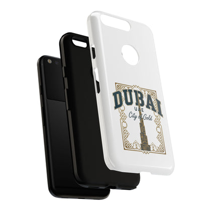 Dubai City of Gold Tough Phone Case — Protective Travel Phone Cover