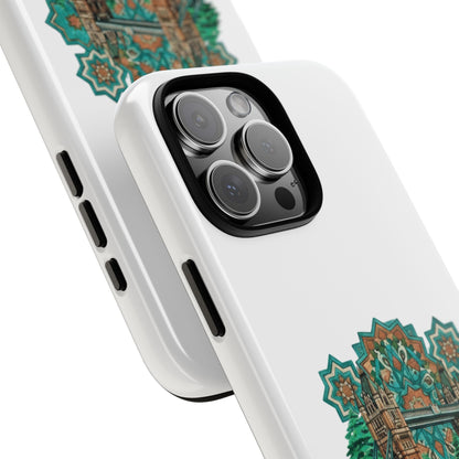 Beirut x London Ornate Phone Case — Turquoise Mosaic Gateway Design