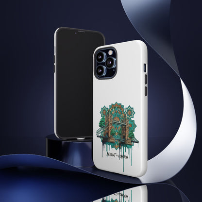 Beirut x London Ornate Phone Case — Turquoise Mosaic Gateway Design