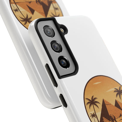 Cairo Pyramids Tough Phone Case — Vintage Egypt Travel iPhone/Android Protective Cover