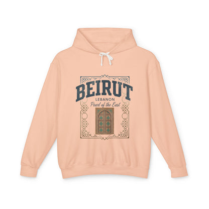Beirut Vintage Door Hoodie — Lebanon "Pearl of the East" Travel Sweatshirt