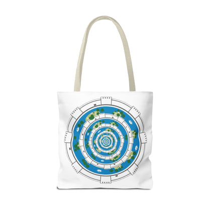Spiral Island Tote Bag – Nautical Mandala All-Over Print Tote
