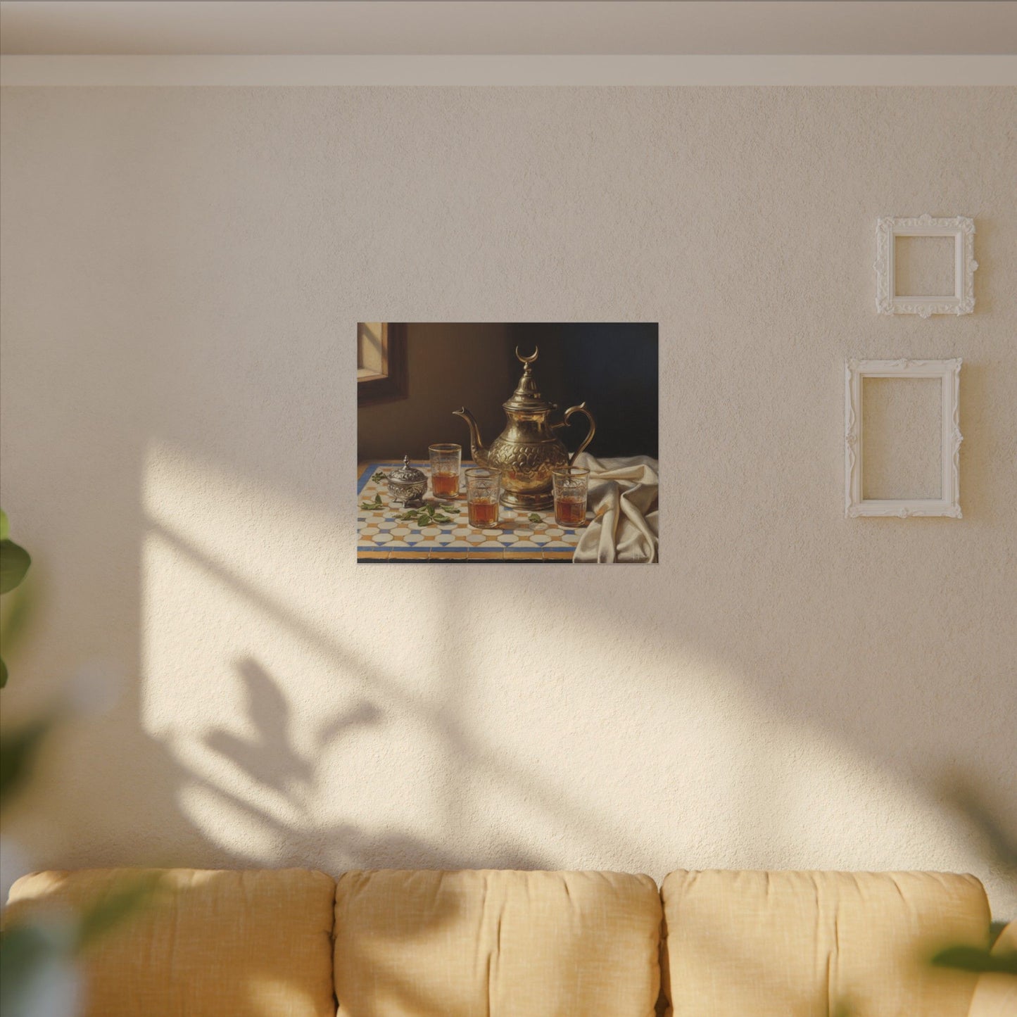 Moroccan Tea Still Life Canvas