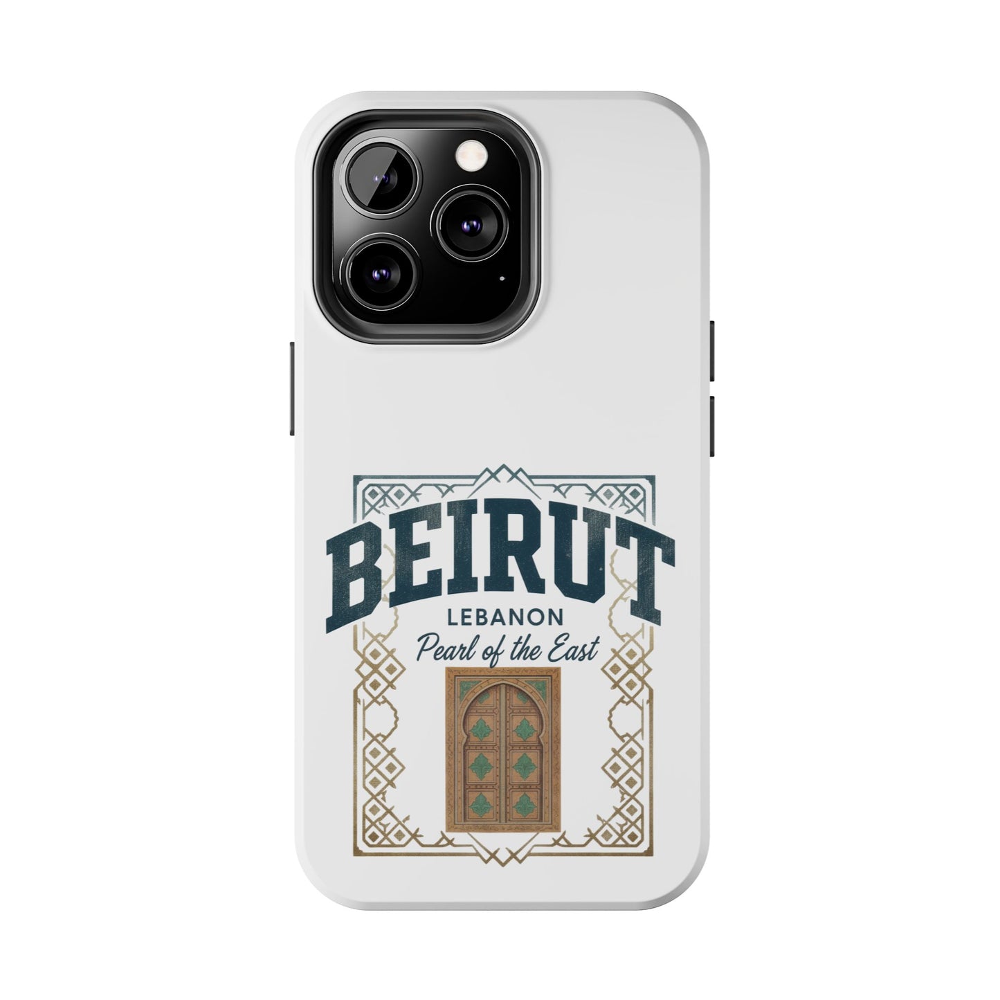 Beirut Lebanon Tough Phone Case — 'Pearl of the East' Vintage Door Design