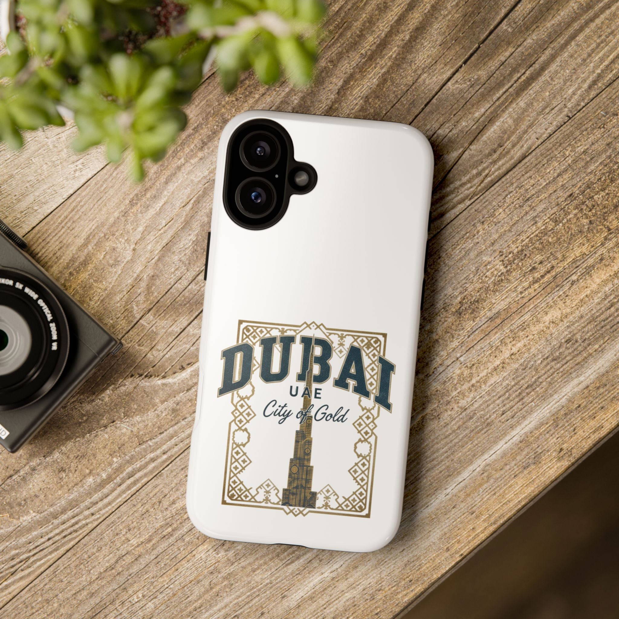 Dubai City of Gold Tough Phone Case — Protective Travel Phone Cover