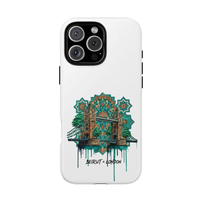 Beirut x London Ornate Phone Case — Turquoise Mosaic Gateway Design