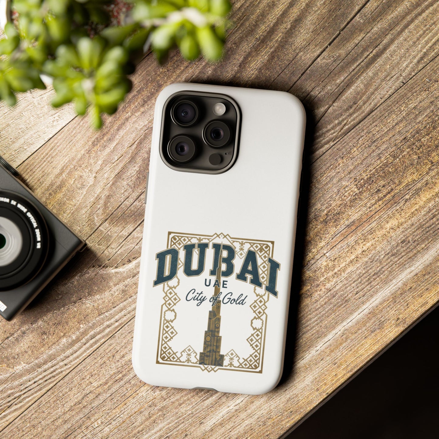 Dubai City of Gold Tough Phone Case — Protective Travel Phone Cover