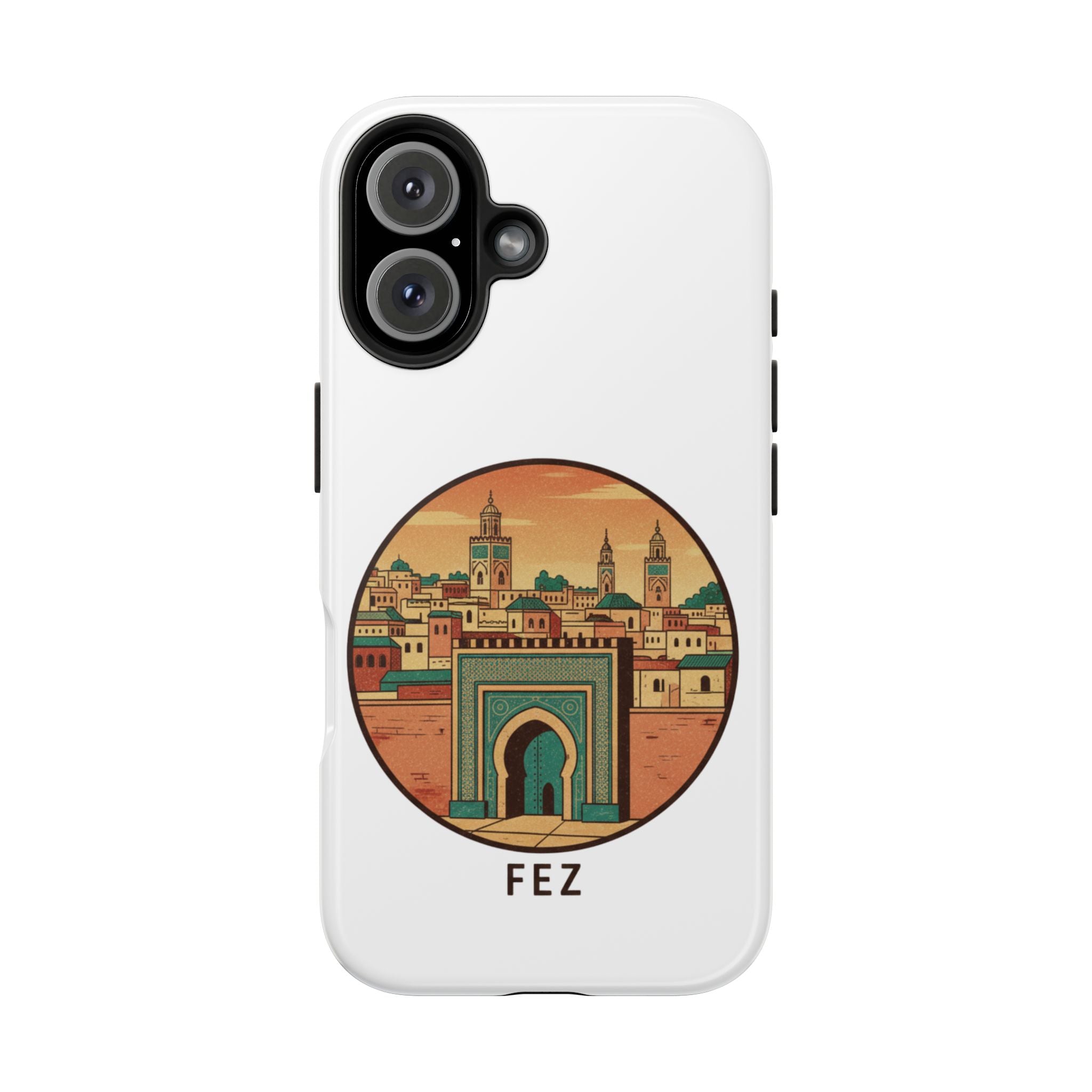 Fez City Tough Phone Case — Moroccan Archway Travel Phone Case