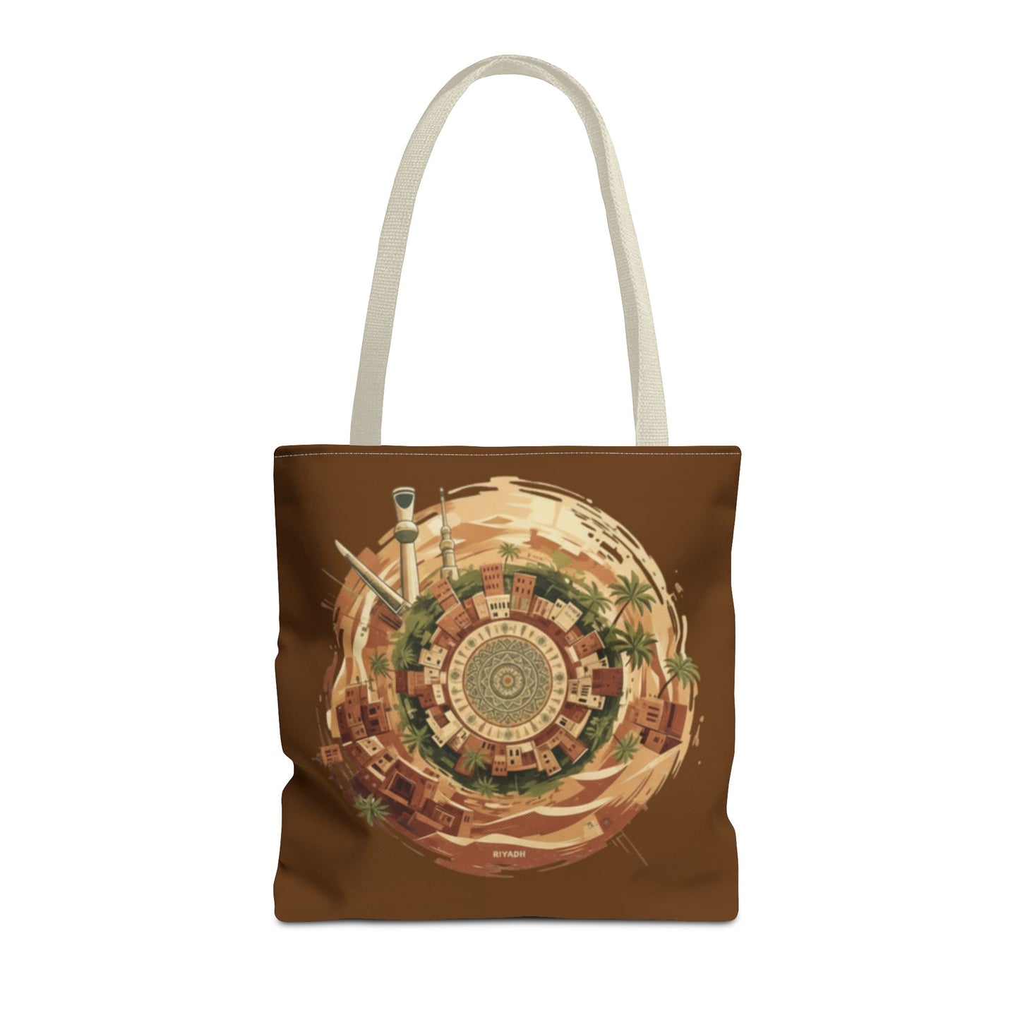 Desert Oasis Circular Art Tote