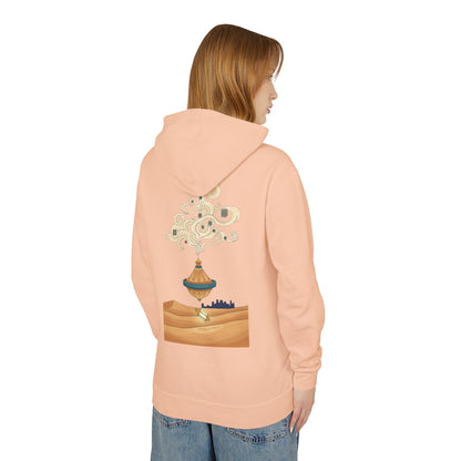 Desert Lamp Hoodie — Boho Floating Lantern Desert Sweatshirt