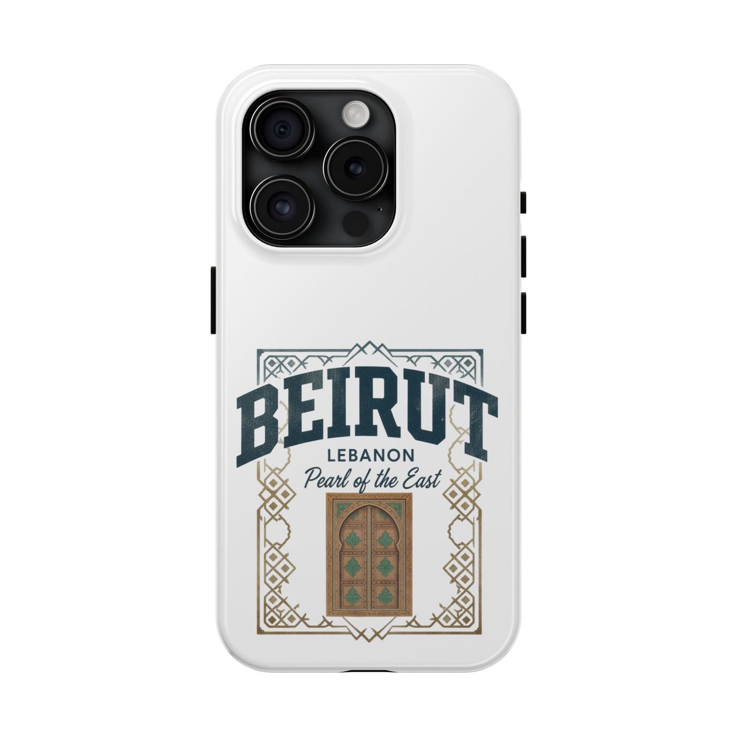 Beirut Lebanon Tough Phone Case — 'Pearl of the East' Vintage Door Design